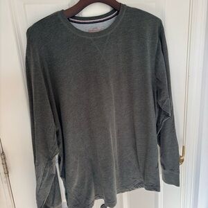 Men's Dark Green Long Sleeve Shirt